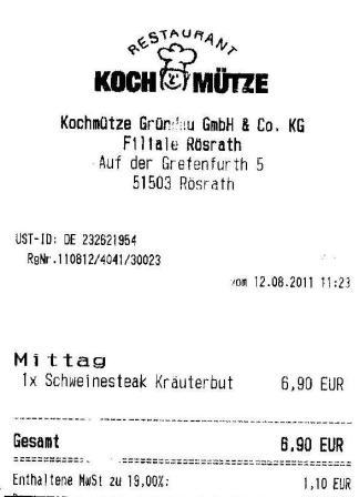 kbfh Hffner Kochmtze Restaurant